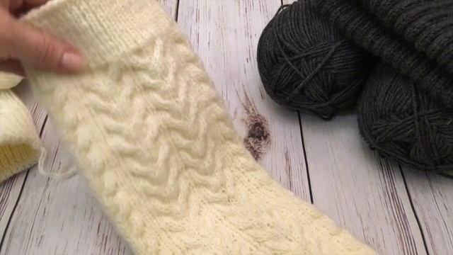 Вязальные будни. Вяжу шапки / гетры / плед. #Вязание.  Готовая работа.