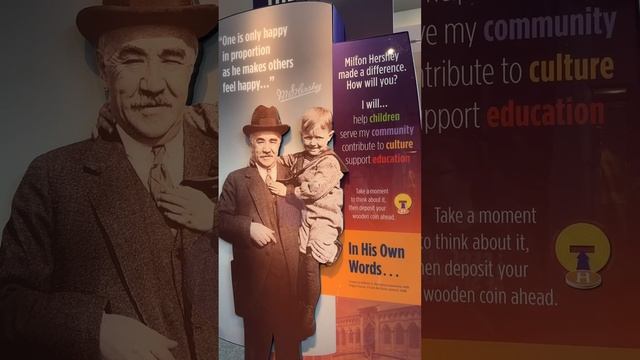 The Only Recording of Milton Hershey's voice at The Hershey Story Museum Experience in Hershey, PA