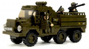 Собираем военный грузовик из конструктора ЛЕГО - Sluban M38-B0301