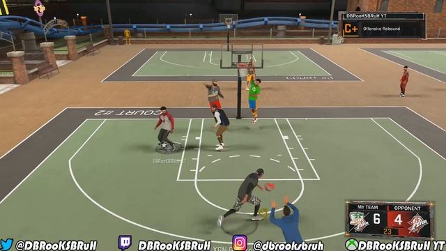 Anime Nerd Plays NBA 2K17 • "THIS GAME IS EASY!" • 3v3 MyPark Online Gameplay смотреть онлайн