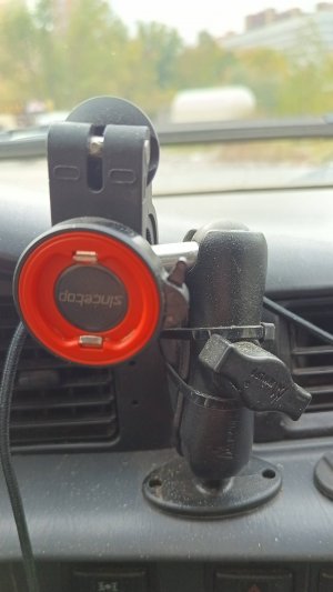 Крепление для Raptor IIIF150 в Toyota Land Cruiser 80