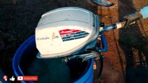 6HP EVINRUDE / JOHNSON  OUTBOARD MOTOR TEST