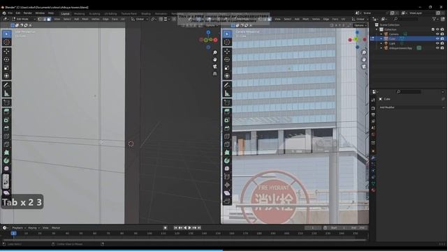 04. Buildings from References. CREATING SCI-FI ANIME SCENERY в Blender видео уроки