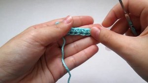 Эластичный наборный ряд крючком. 4 способа.