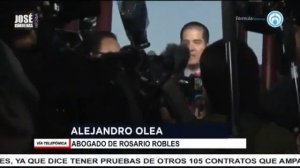 Alejandro Olea, abogado de Rosario Robles, en entrevista con José Cárdenas informa