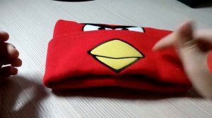 Посылка с Aliexpress  шапка  Angry Birds