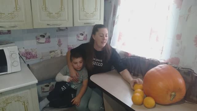 Тыквенный сок с апельсином на зиму//Будни в деревне.