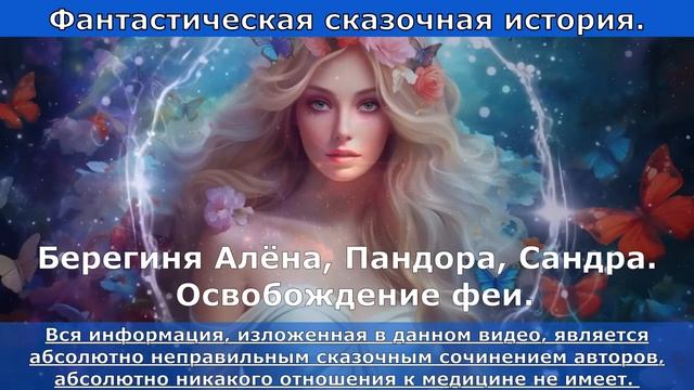 ФАНТАСТИЧЕСКАЯ СКАЗОЧНАЯ ИСТОРИЯ.Освобождение феи.  Пандора, Берегиня Алёна, Cандра.