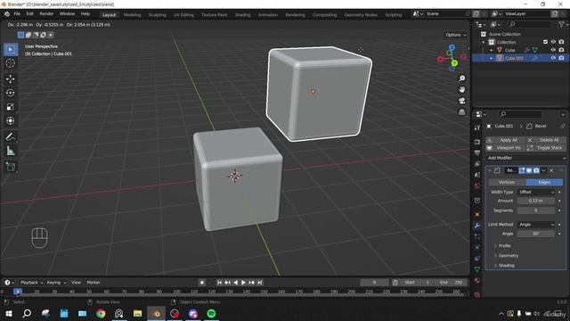 05. Modifiers and Applying the Scale. GHIBLI STYLE 3D MODELING with Blender