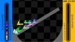 Stay First 4 - Marble Race in Algodoo