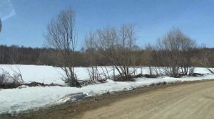 Деревня где живут Нивхи на Сахалине .