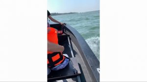 Лодка из пнд 8мм Киммерия 400R на ходу
