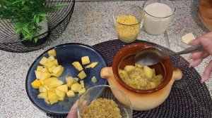 Пшенная каша с тыквой в духовке