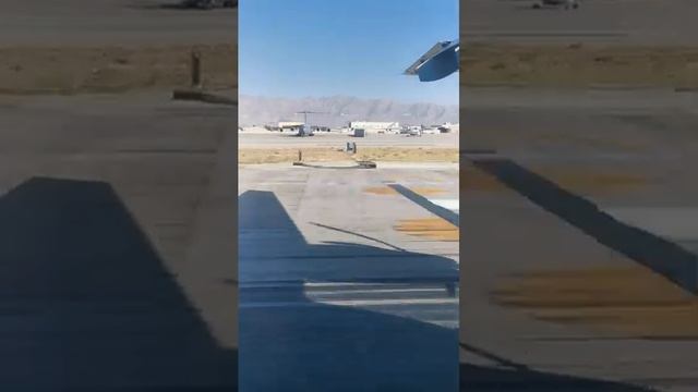 LANDING BAGRAM BASE AFGHANISTAN June 2020