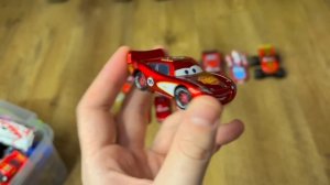 Looking for Lightning McQueen Cars: Lightning McQueen, Cruz Ramirez, Drift Party Tow Mater, Sally