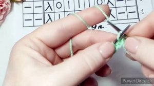 Узор "Ажурные дорожки" спицами                                #узоры_спицами