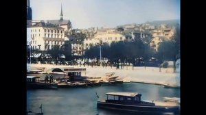 Beautiful Zürich, Switzerland in 1914 in color