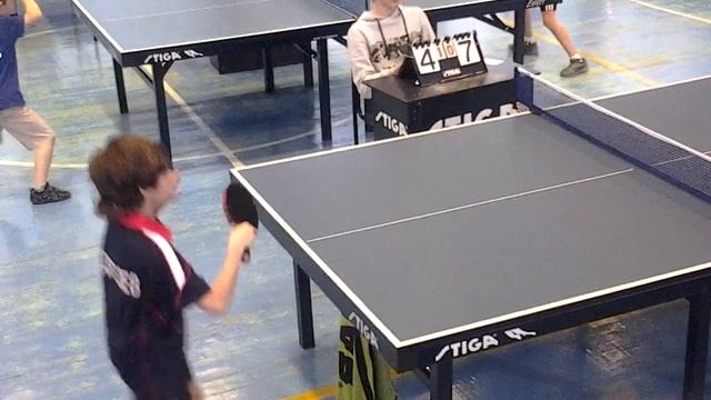 Настольный теннис Дягелев Артём:Боровков Владислав смотреть онлайн