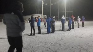 Зимняя тренировка на Биатлоне