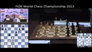 Game 2 - Viswanthan Anand vs Magnus Carlsen | FIDE World Chess Championship