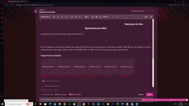 How to Make a Fandom Wiki Page (Step by Step)
