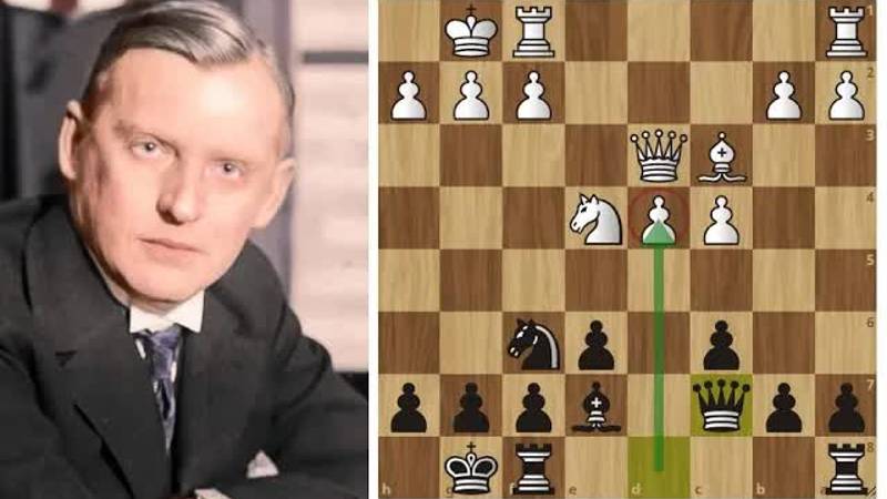 Красивейшая партия Александра Алехина： Атака слабой пешки! Шахматы.
