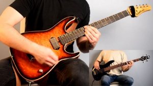 Молчат дома - Волны. Guitar and bass cover