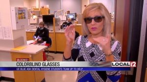 UC dental hygiene students raise money to get colorblind classmate special glasses