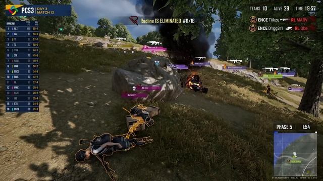 Матч 12 • Финал • PCS3 Europe • PUBG Continental Series смотреть онлайн