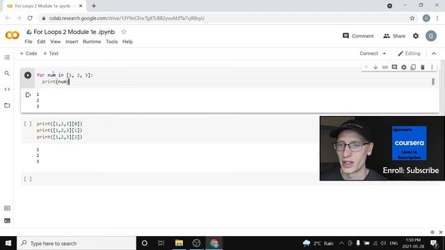 For Loops: Part 2 (Python Master Class 1e)