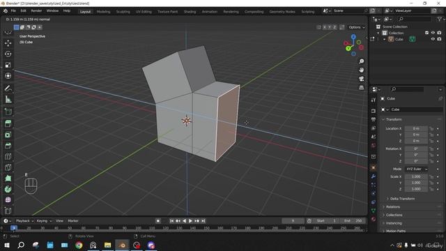 03. Edit Mode. GHIBLI STYLE 3D MODELING with Blender