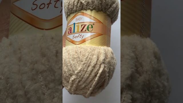 Подробный обзор пряжи Alize Softy №310 Медовый