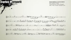 Remember-Hank Mobley's (Bb) Transcription. Transcribed by Carles Margarit