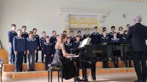 Выступление мальчиков из хора Вольный ветер