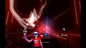 Играю в Beat Saber на PS4 VR.