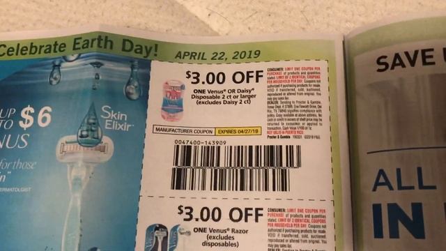 Sunday Coupon Insert Preview - 3/31 - 1 SS, 2 RMN & April P&G