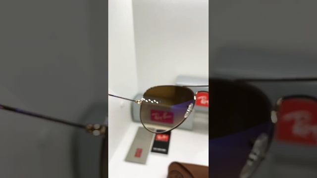 Очки Ray Ban Aviator 3025 014/51 коричневые линзы градиент