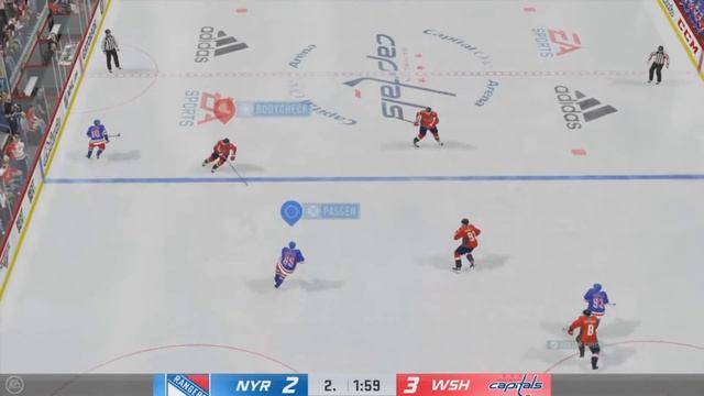 NHL '20 | Washington Capitals vs New York Rangers | Gameplay | Ps4 HD