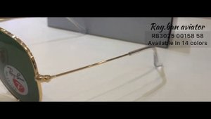 Ray ban aviator sunglass model number RB3025