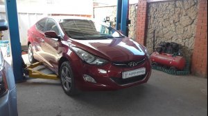 Ремонт коробки передач МКПП на Hyundai Elantra 1,6  Хендай Элантра 2012  1часть