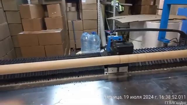 станок для резки картонных шпуль (втулок) Core cutting machine.