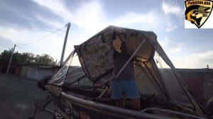 Стояночный  ходовой тент своими руками