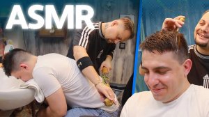 ASMR ｜ Deep Sleep Head & Back Massage Therapy In Barber Shop