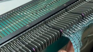 Как связать резинку на вязальной машине Северянка, Нева 1, Нева 2