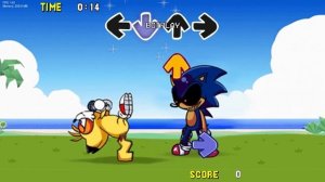 FNF Spinning my Tails but Tail's Halloween VS Sonic.EXE "Friends From The Future" Tail's Halloween