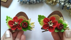 Ушки из фетра / Ears made of felt