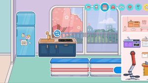 дом в стиле хеллоу Кити 💙❤🤍😸