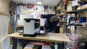 JET JWP 13 HH Рейсмус. Распаковка. Размеры. Запуск. / Thicknesser. Unboxing. Measurement. Launch.