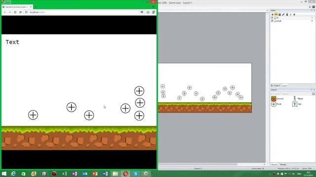Construct 2 Урок #2. Делаем игру интерактивней, подбирающиеся предметы смотреть онлайн