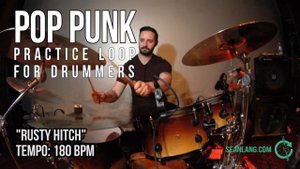 Pop Punk - Drumless Track for Drummers - "Rusty Hitch"